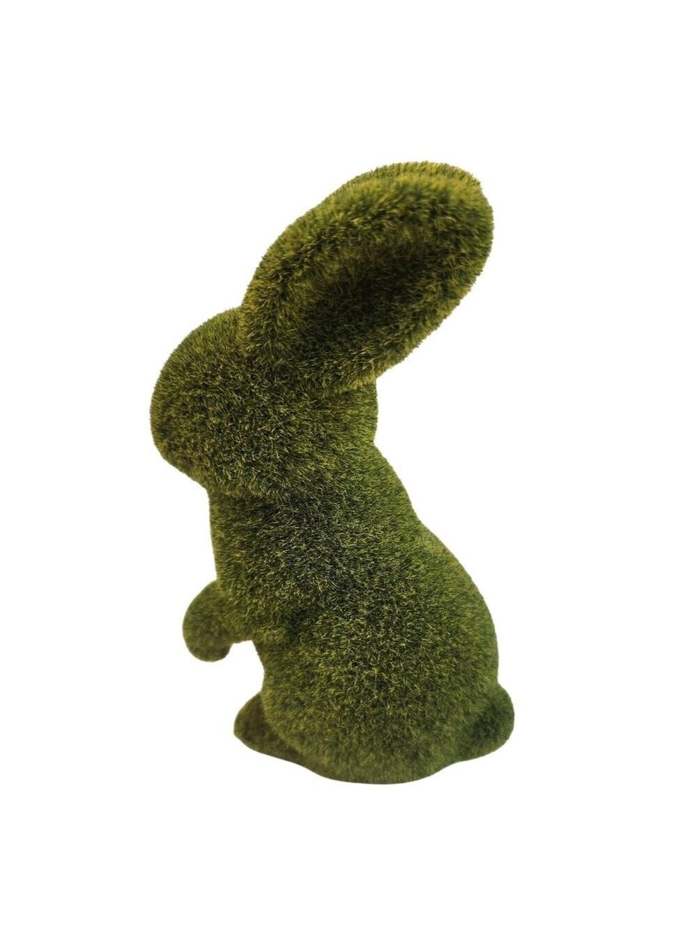 Moss Bunny Rabbit Figurine With Open Moss Balls Spring Easter Wreath Craft Suppl - Picture 6 of 13